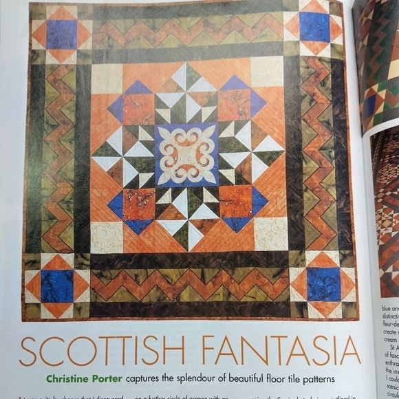 Popular Patchwork Magazine June 2003 Quilting Quilt Patterns - Picture 7 of 7